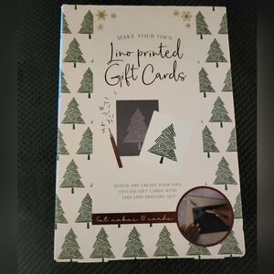 Make Your Own Lino Printed Gift/Holiday Cards